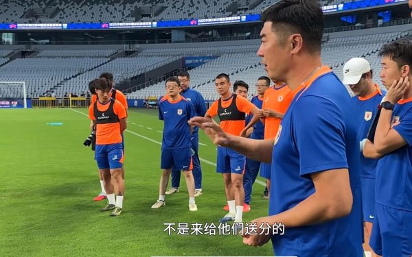 金策宝 韩鹏赛前动员：我们坐四小时车来比赛，不是来给申花送分的
